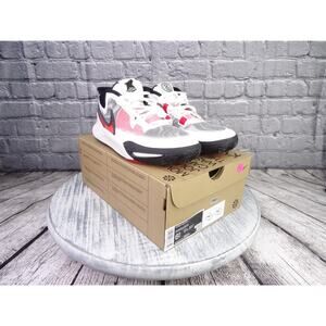 Nike Kyrie 8 GS White/University Red/Black/Wolf Grey Size 6.5Y New In Box